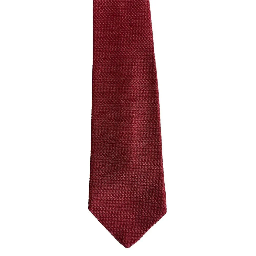 ROBERT TALBOTT Best of Class Men's Silk Tie USA Designer Geometric Red 59